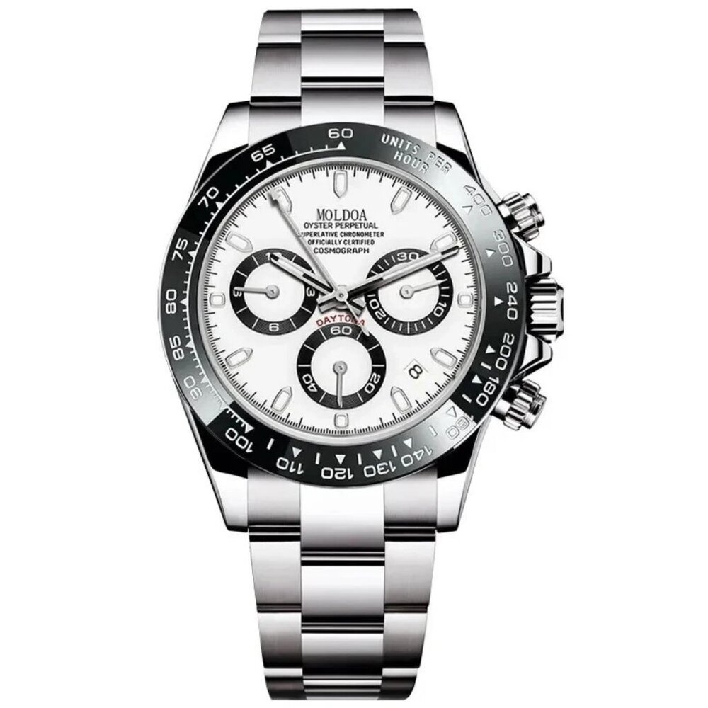 Moldoa mens daytona style watch